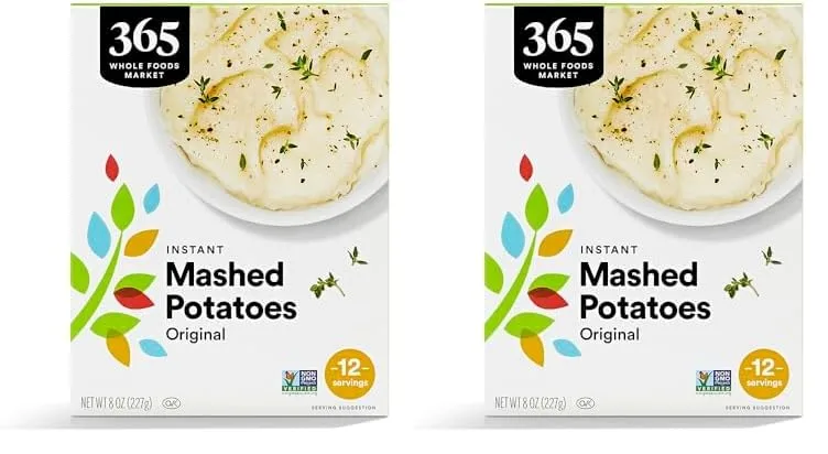 365 by Whole Foods Market, Potatoes Instant Mashed Original, 8 Ounce (Pack of 2)