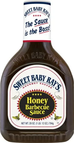 Sweet Baby Rays Barbecue Sauce, Honey, 28 oz