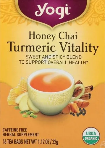 Yogi Tea, Honey Chai Turmeric Vitality, 16 ct
