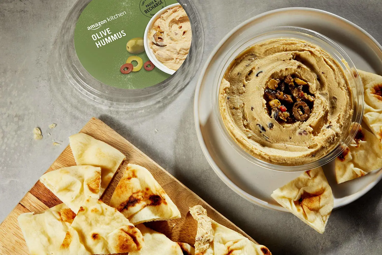 Amazon Kitchen, Olive Hummus, 10 Oz