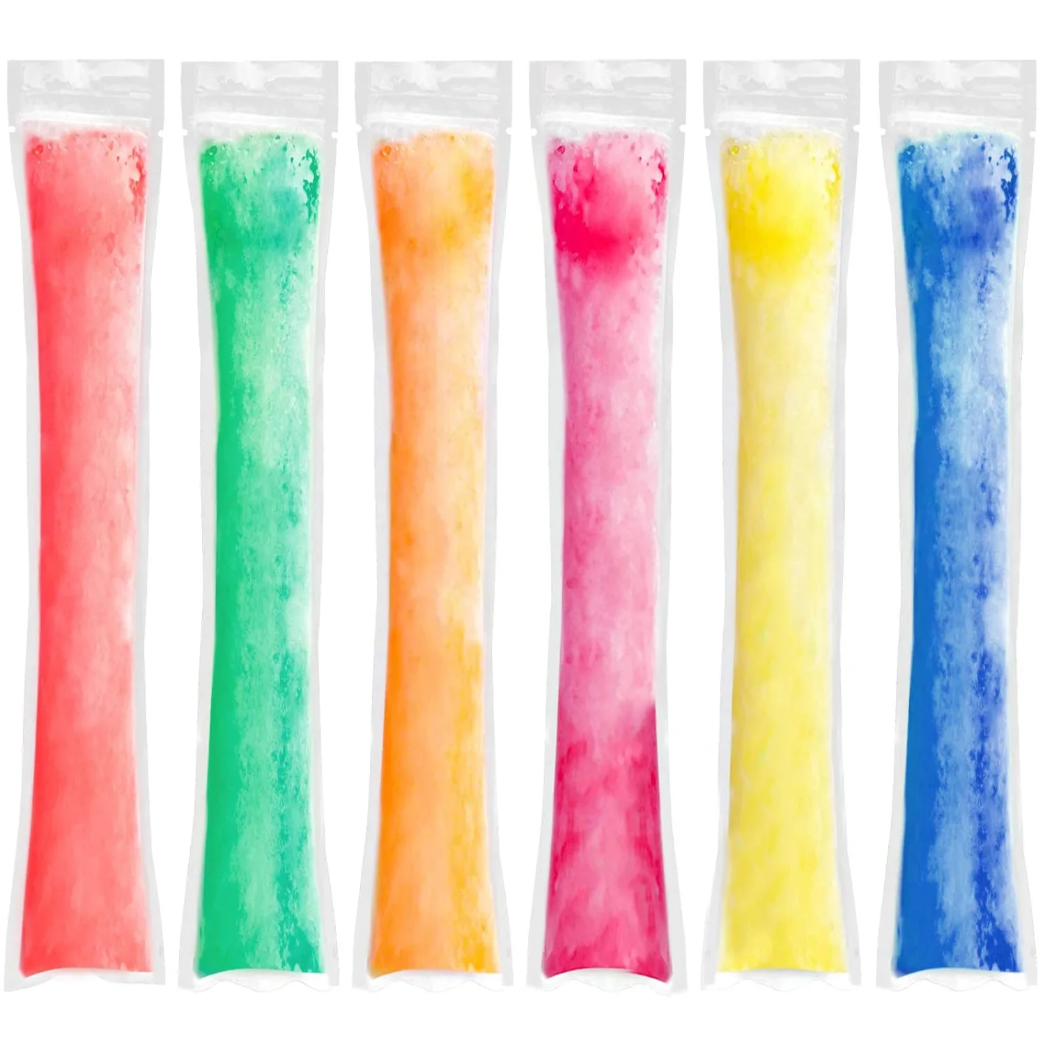 Fruidles Italian Ice Pops, Flavor Freeze Pops, Assorted Italian Ice Flavors, Fat-Free & Gluten-Free Party Favor, 1oz (30-Pack)