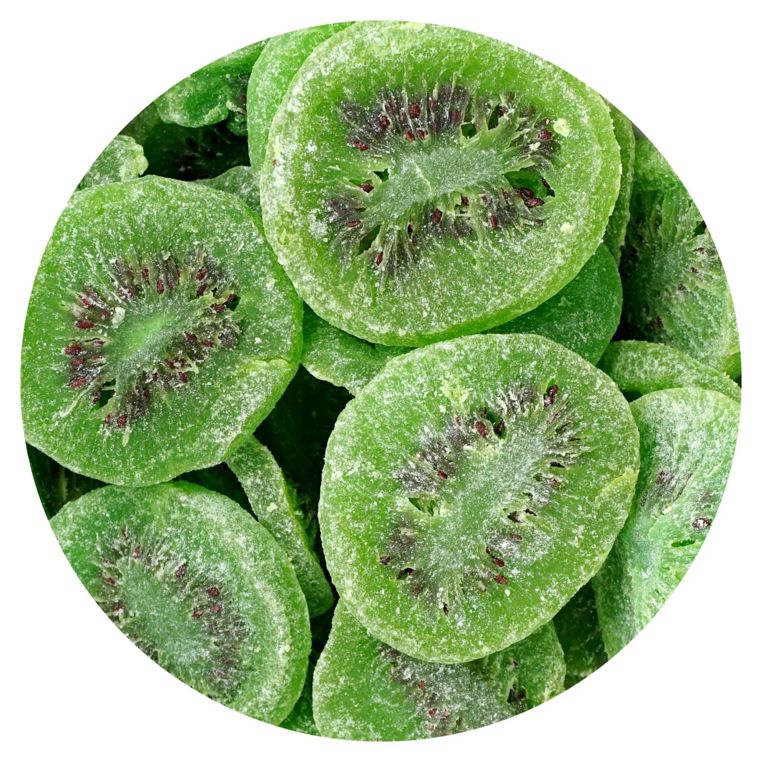 Dried Kiwi, 1 Pound Bag Dehydrated Fruit, Dried Fruit, The Hampton Popcorn & Candy Company