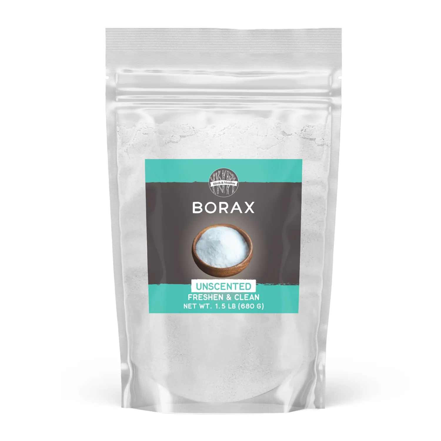 BIRCH & MEADOW Borax, 1.5 lb, Unscented, Cleaning & Laundry