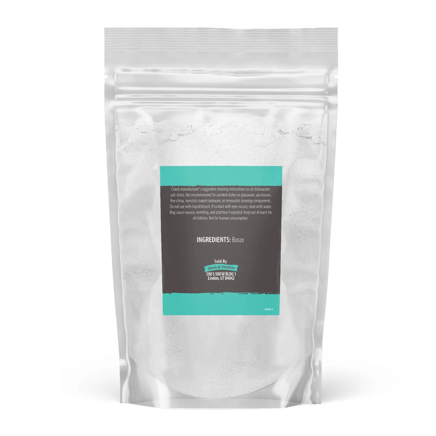 BIRCH & MEADOW Borax, 1.5 lb, Unscented, Cleaning & Laundry