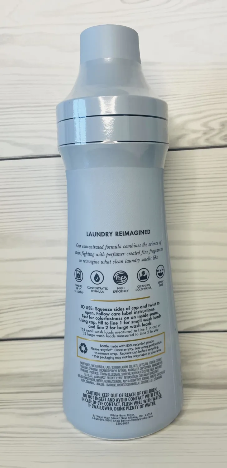 Bath & Body Works Sun-Drenched Linen Fabric Care Fragrance Laundry Detergent