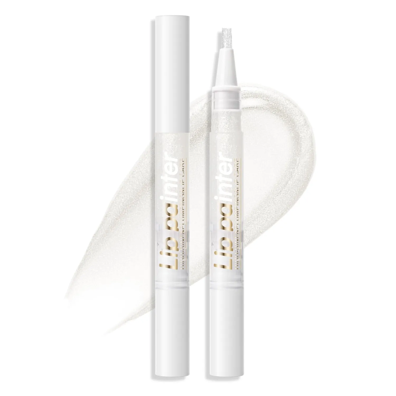 Glitter Lip Gloss,Plumping Lip Gloss Oil,Moisturizing Lipstick Lipgloss Lip Balm High Shine Glassy Glossy Twist Tinted Lip Oil,Plump Glimmer Lip Glow Oil 0.1 Fl Oz#07