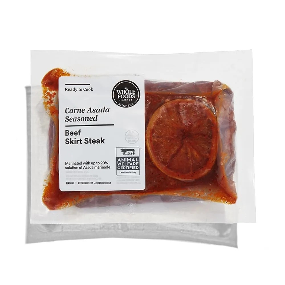 Whole Foods Market Kitchens Carne Asada Beef Skirt Steak, 16 Ounce