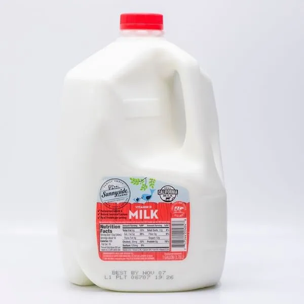 Sunnyside Farms, Whole Milk, 128 OZ