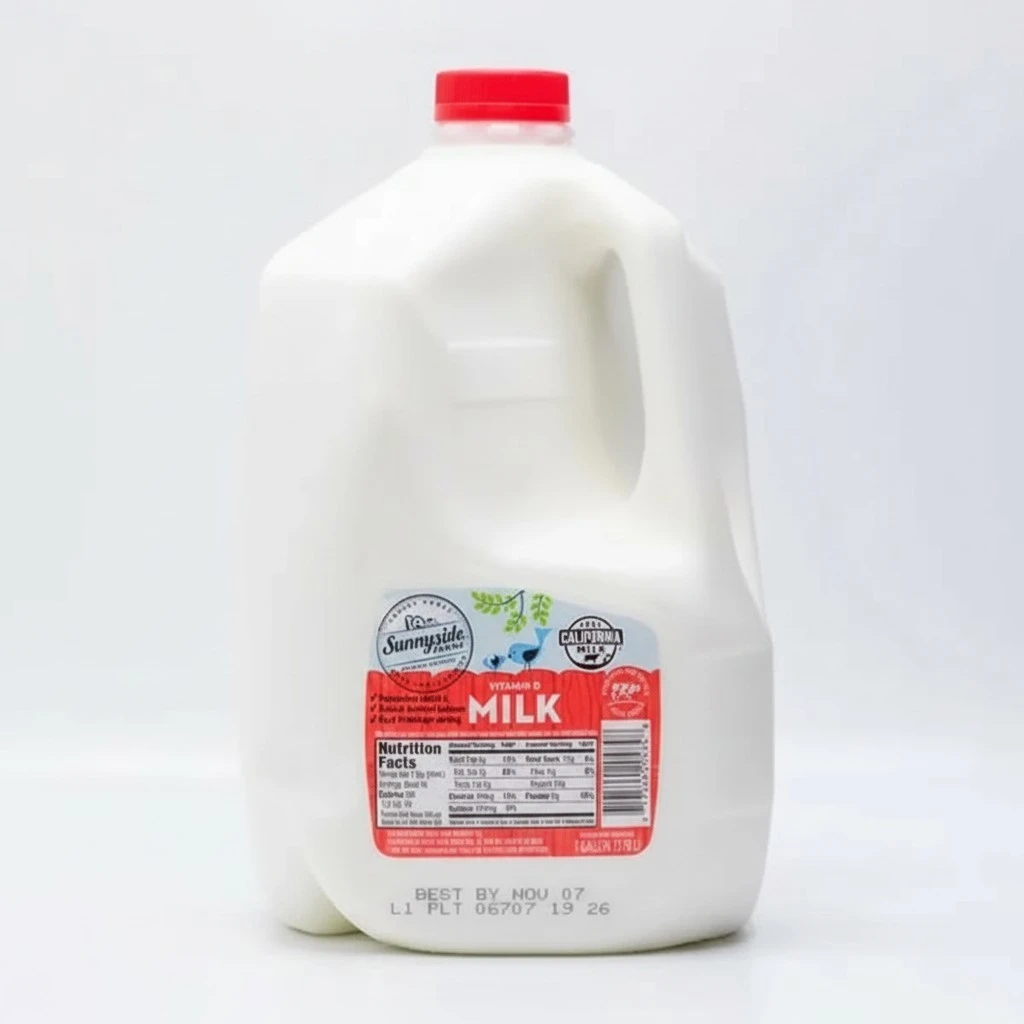 Sunnyside Farms, Whole Milk, 128 OZ