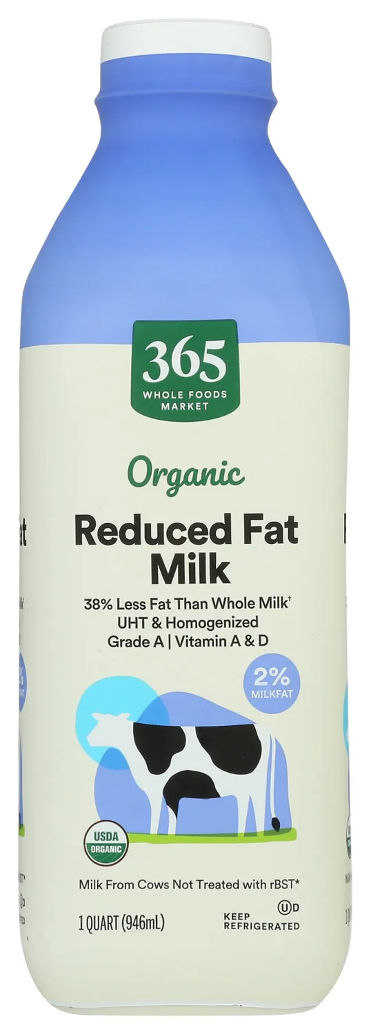 365 By Whole Foods Market, Milk 2% Organic, 32 Ounce