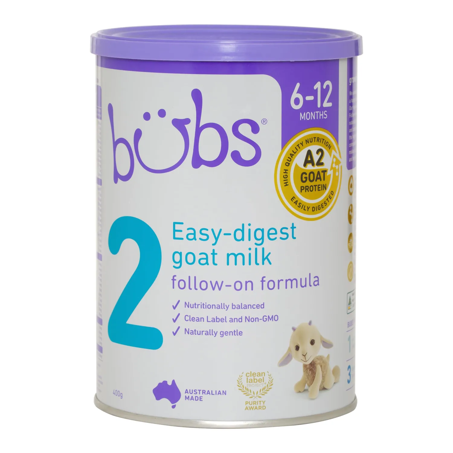 Goat Milk Infant Formula Stage 2, Infants 6-12 months, Made with Fresh Goat Milk, 14.1 oz