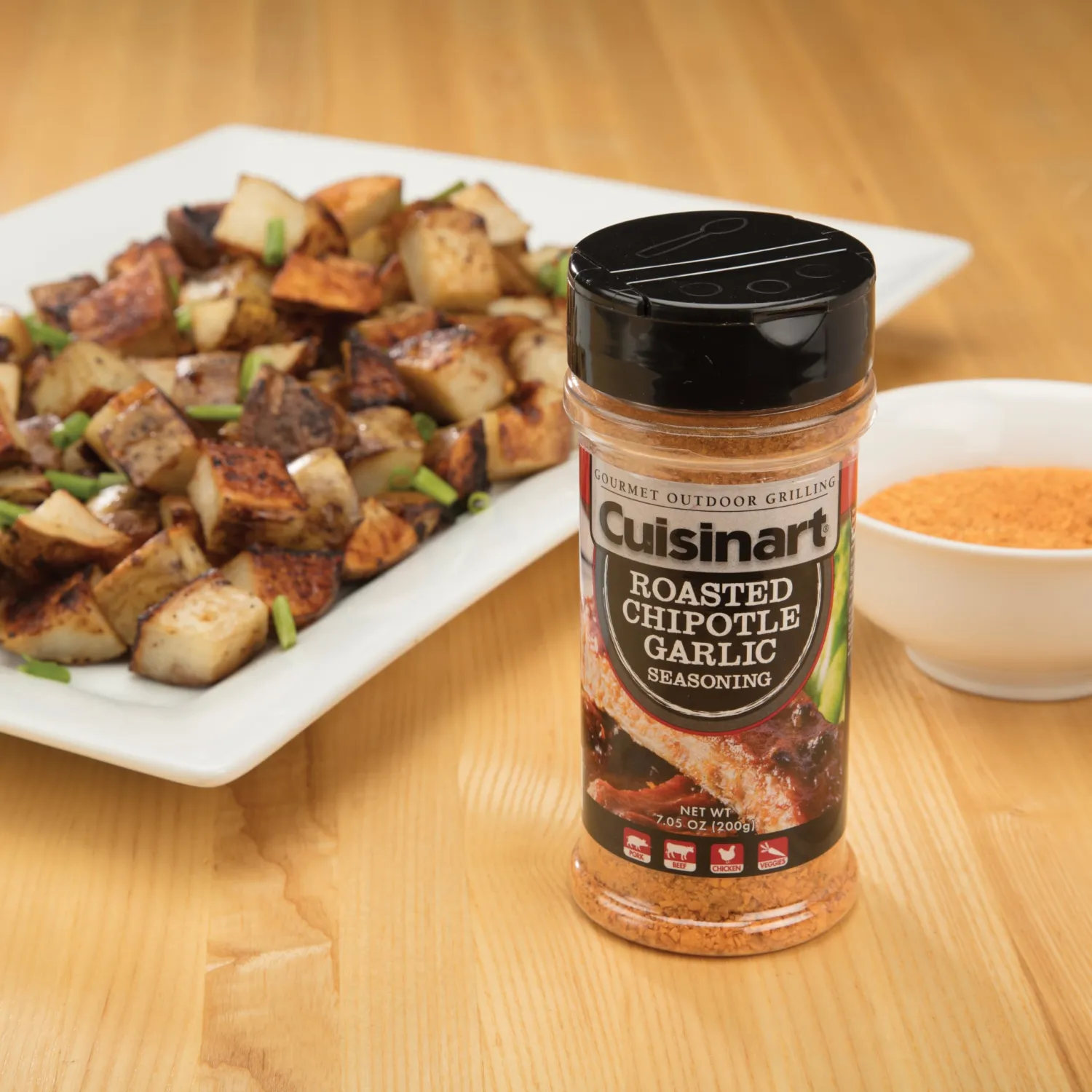 Cuisinart Roasted Chipotle Garlic Seasoning - Smoky, Sweet and Spicy - CGSS-556