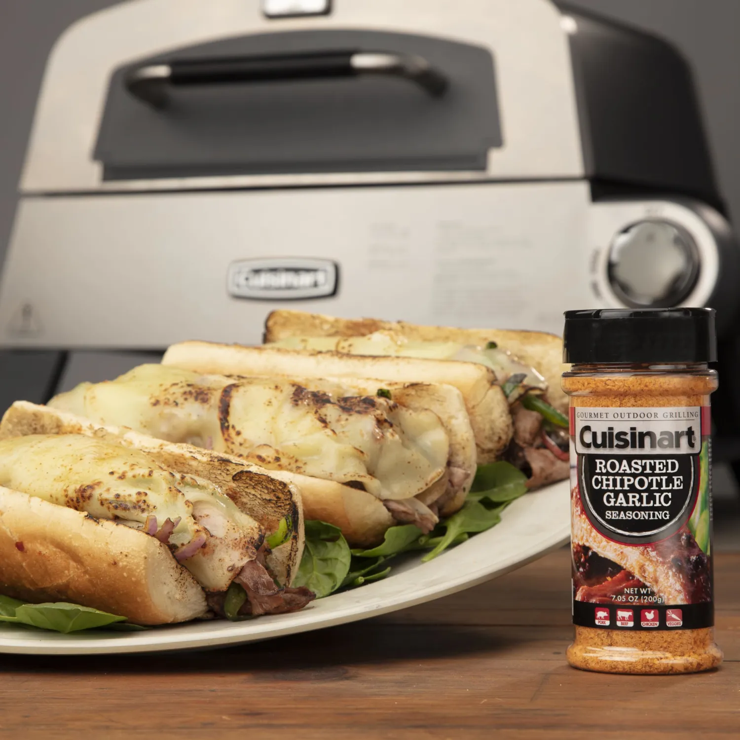 Cuisinart Roasted Chipotle Garlic Seasoning - Smoky, Sweet and Spicy - CGSS-556