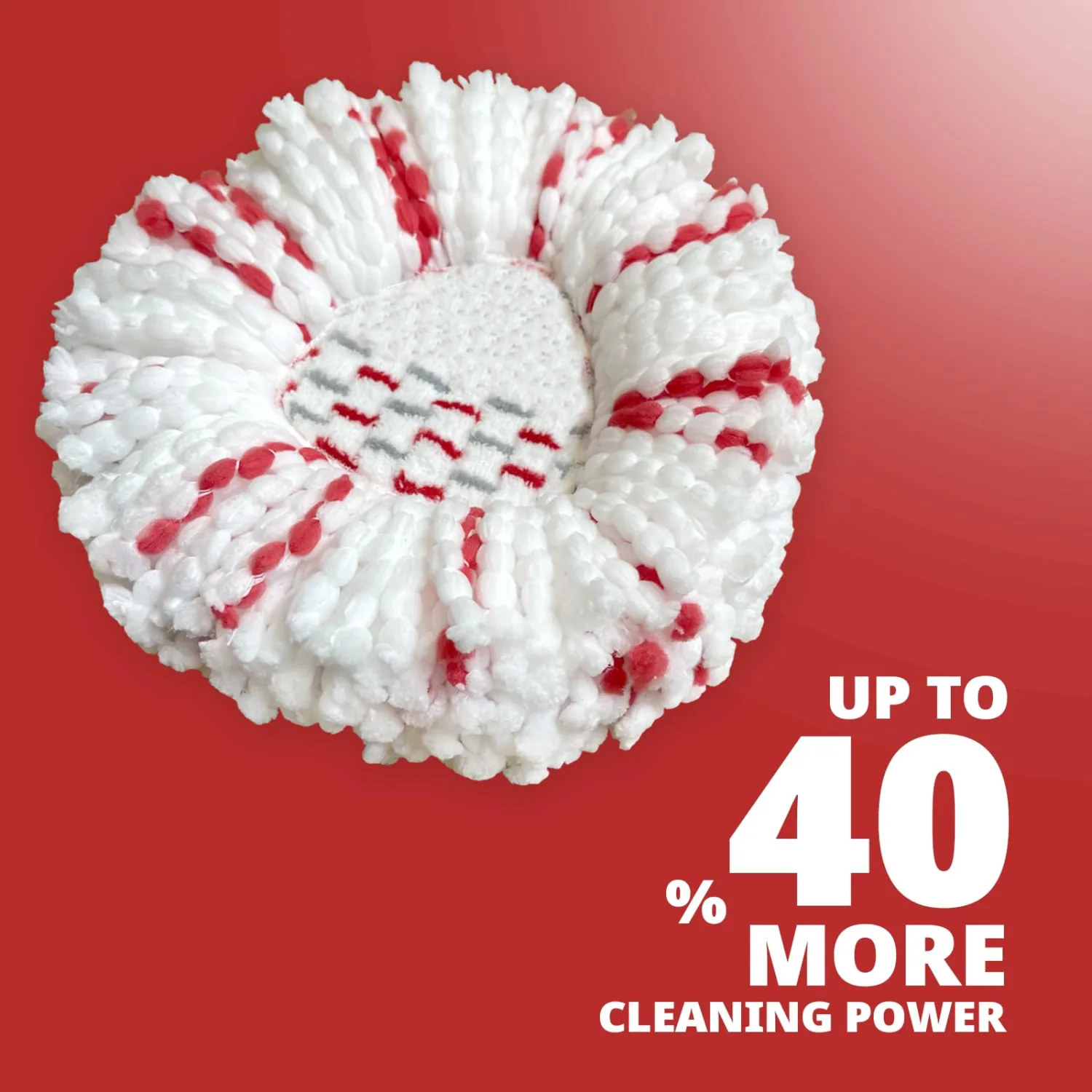 [2025 New Version] Mop Head Replacement - 40% More Cleaning Power，3 Pack Spin Mop Replacement Head for Easy Wring 1-Tank System, Easy Cleaning, Microfiber and Machine Washable