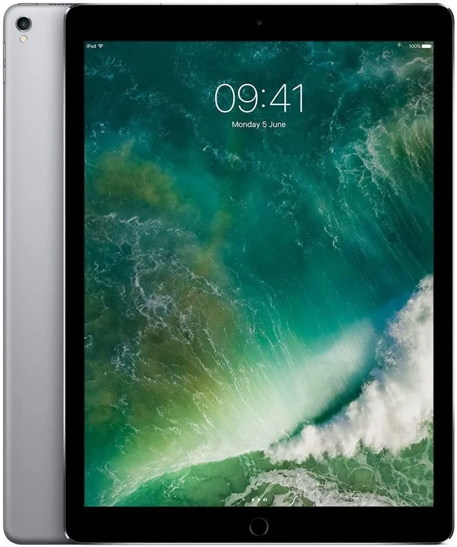 Apple iPad Pro 9.7-inch (128GB, Wi-Fi, Space Gray) 2016 Model - (Renewed)