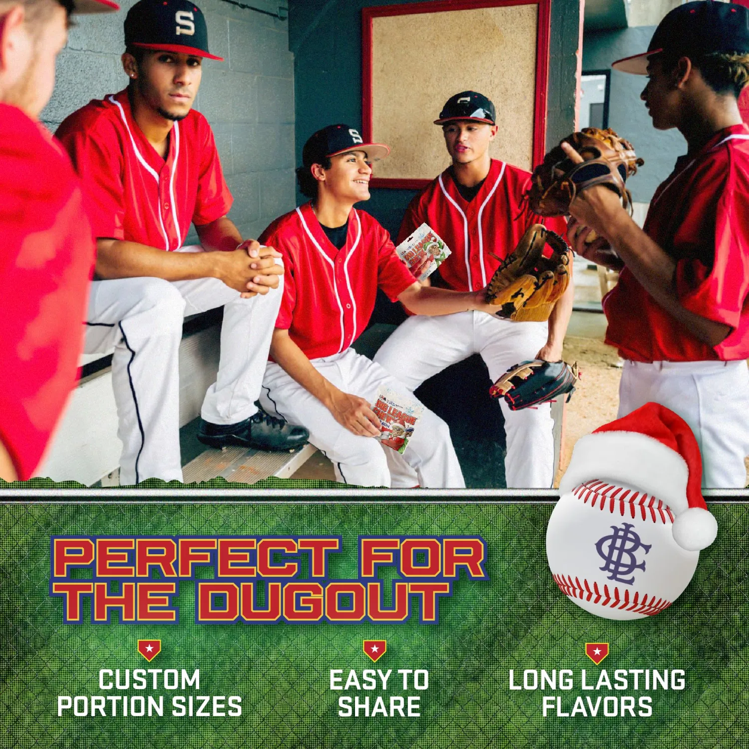 Big League Chew Peppermint Bubble Gum 3-Pack - 2.12oz Packets - Pickoff Peppermint Candy Baseball Gum - Big League Chew Baseball Sweets Set for Treats, Party Favors & More - Softball Candy