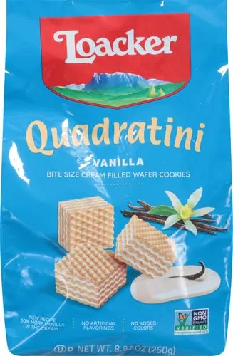 Loacker Wafer Qudrtni Vnla 250G 8.82 OZ