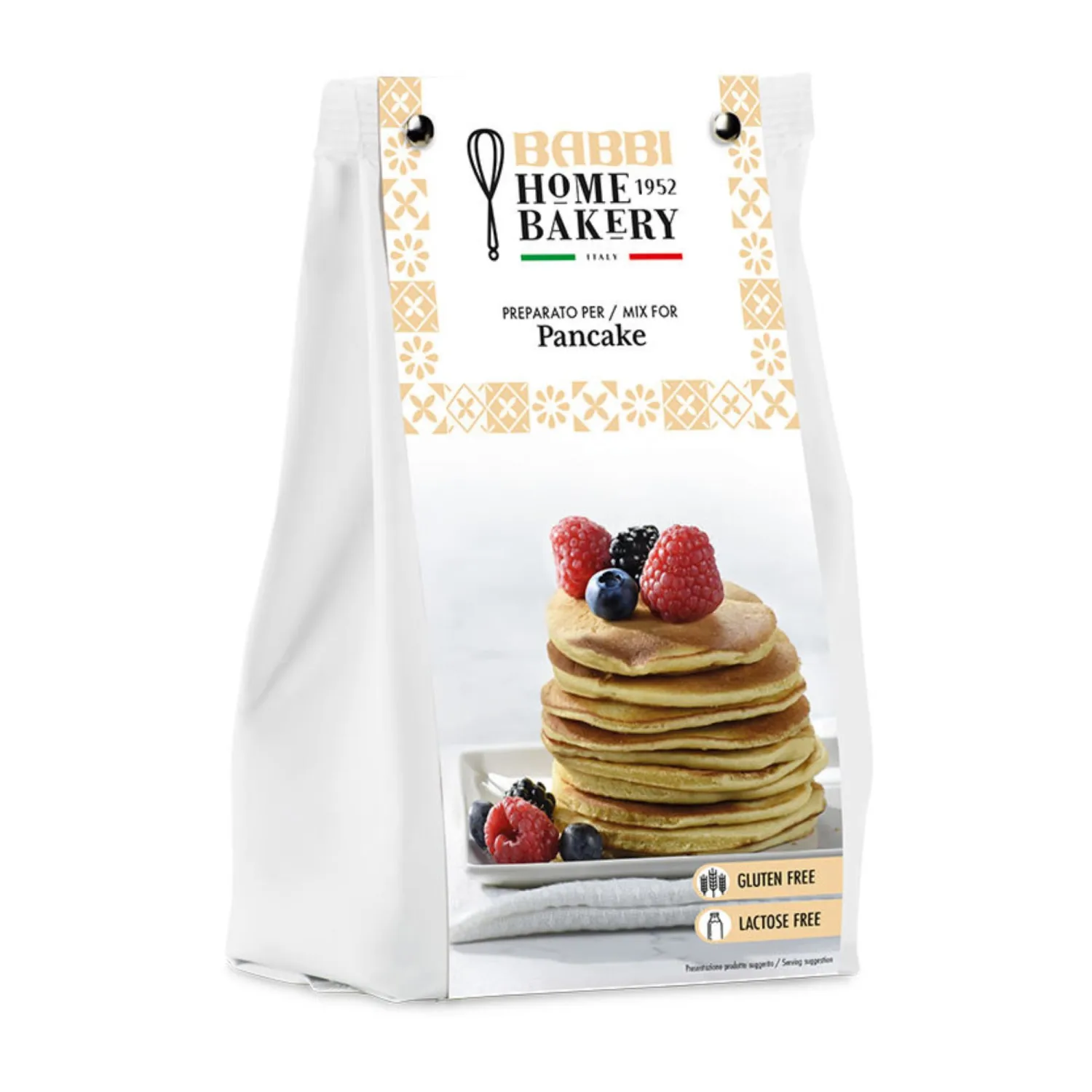 Babbi Home Bakery Gluten Free Baking Mixes - Premium Artisan Mixes for Cakes, Cookies, Bread & More | Easy to Use (Single Pack, Pancake Mix)