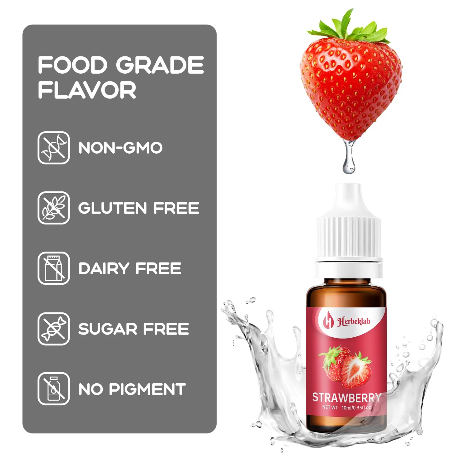 Food Flavoring Oil Candy Flavoring for Candy Making 5 x 0.35 Fl Oz Extracts and Flavorings for Baking Cotton Candy Cake Batter Strawberry Lip Gloss Flavoring Oil