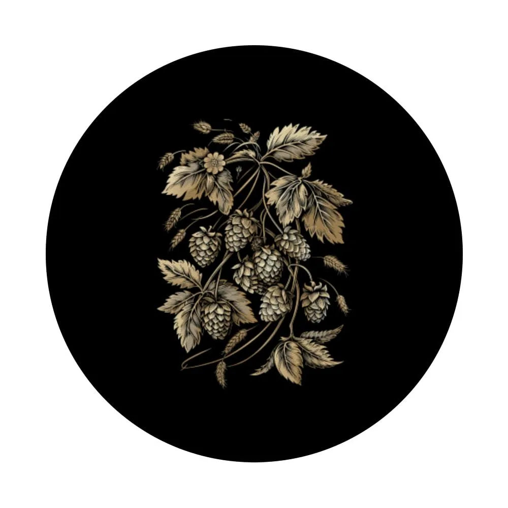Beer Hops Barley PopSockets Standard PopGrip