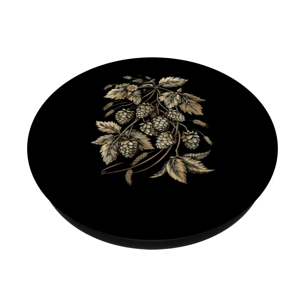 Beer Hops Barley PopSockets Standard PopGrip