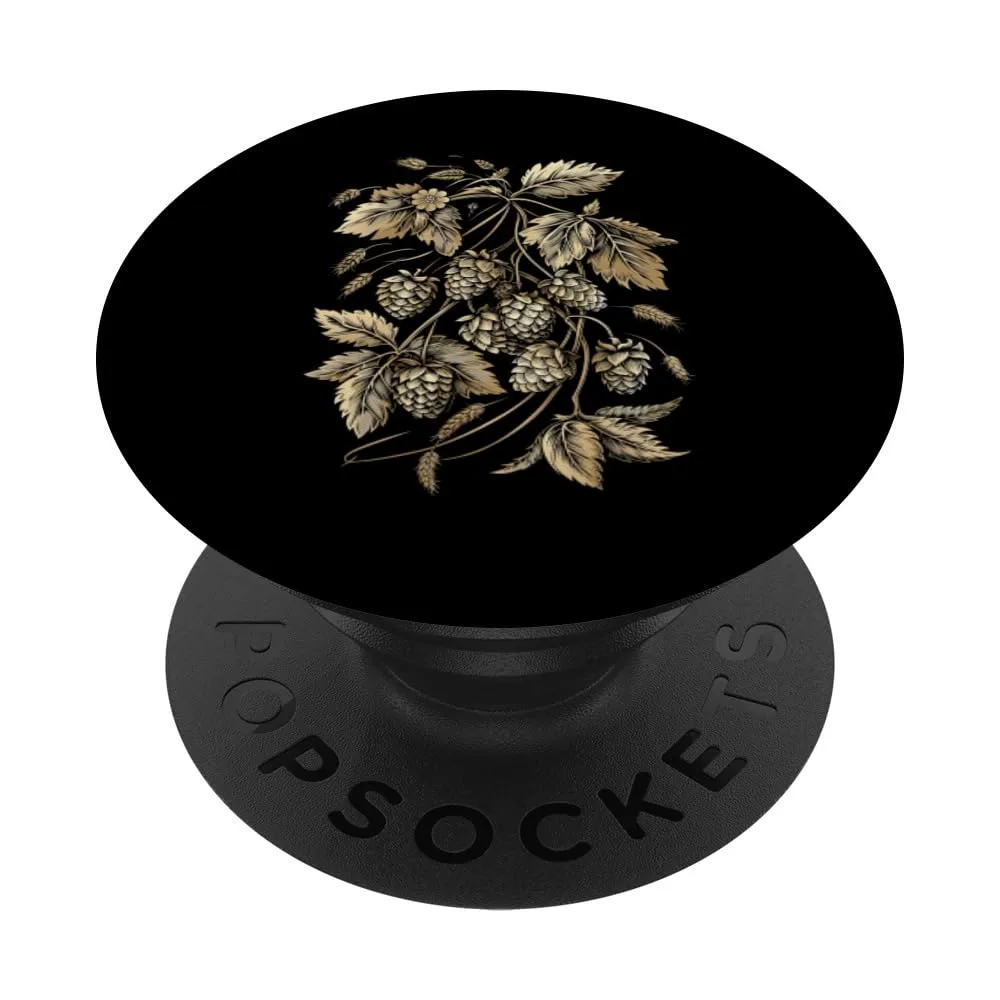 Beer Hops Barley PopSockets Standard PopGrip
