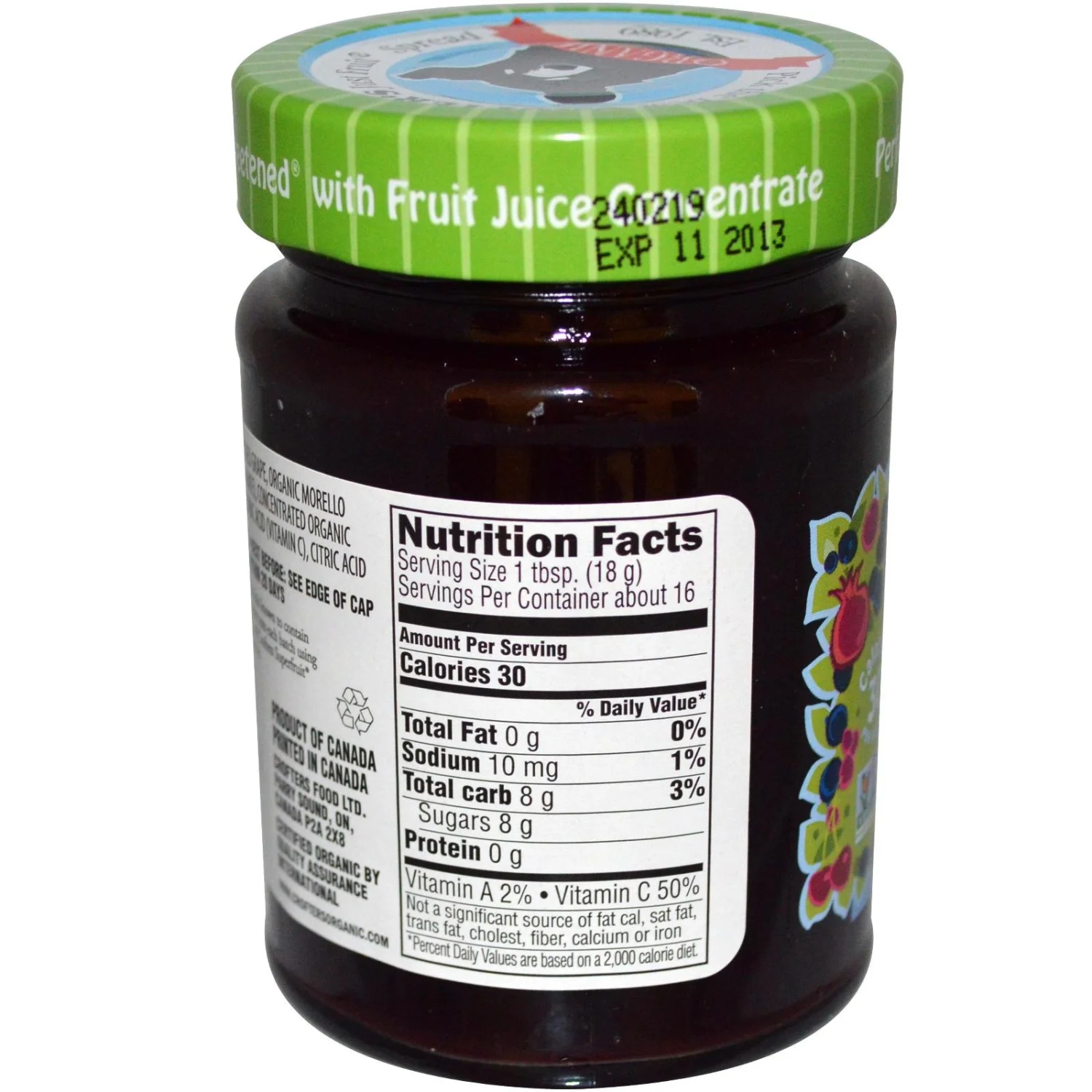 Crofters Organic Superfruit Just Fruit Spread, 10 oz