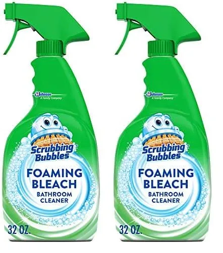 Scrubbing Bubbles, Foaming Bleach Bathroom Cleaner, 32 oz (Pack of 2)