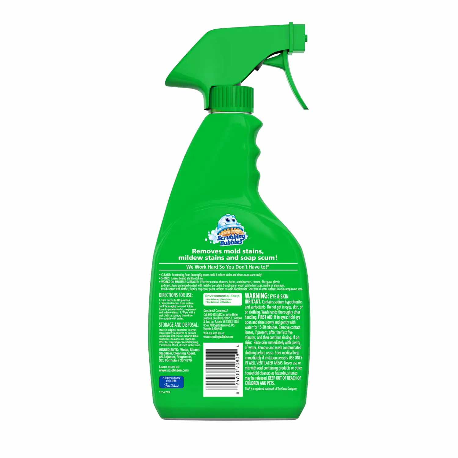Scrubbing Bubbles, Foaming Bleach Bathroom Cleaner, 32 oz (Pack of 2)