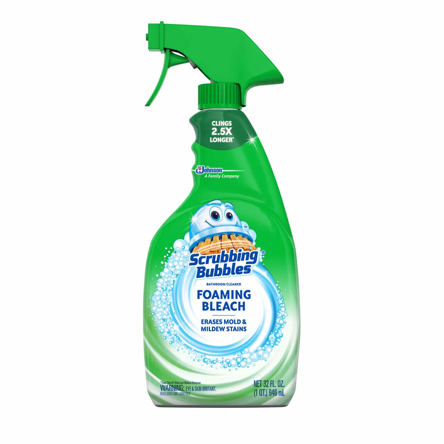 Scrubbing Bubbles, Foaming Bleach Bathroom Cleaner, 32 oz (Pack of 2)