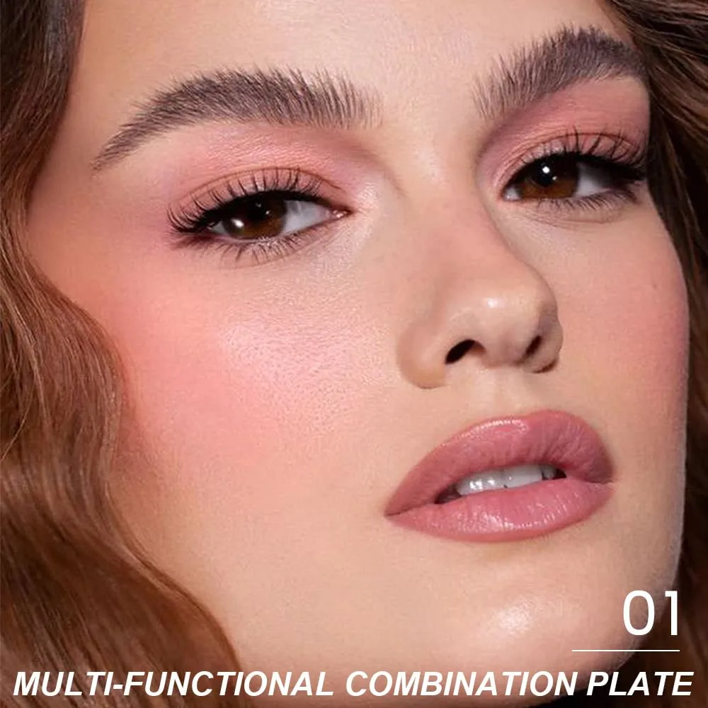 The Best of the Best Baked Palette - Full Size - Includes Bronzer, Blush, 2 Highlighters and 3 Eyeshadows (01#, 1 Count (Pack of 1))