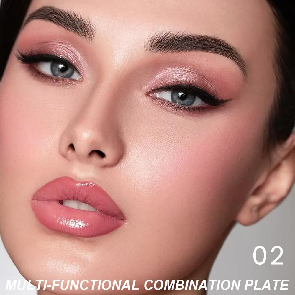 The Best of the Best Baked Palette - Full Size - Includes Bronzer, Blush, 2 Highlighters and 3 Eyeshadows (02#, 1 Count (Pack of 1))