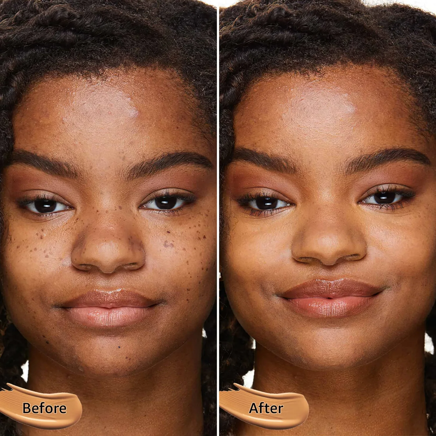 Mushroom Head Air Cushion CC Cream - Oil Control & Moisturizing Concealer Makeup Base, Brighten Long - Lasting Even Color Correcting Concealer Full Coverage for All Skin Types (Medium Deep)