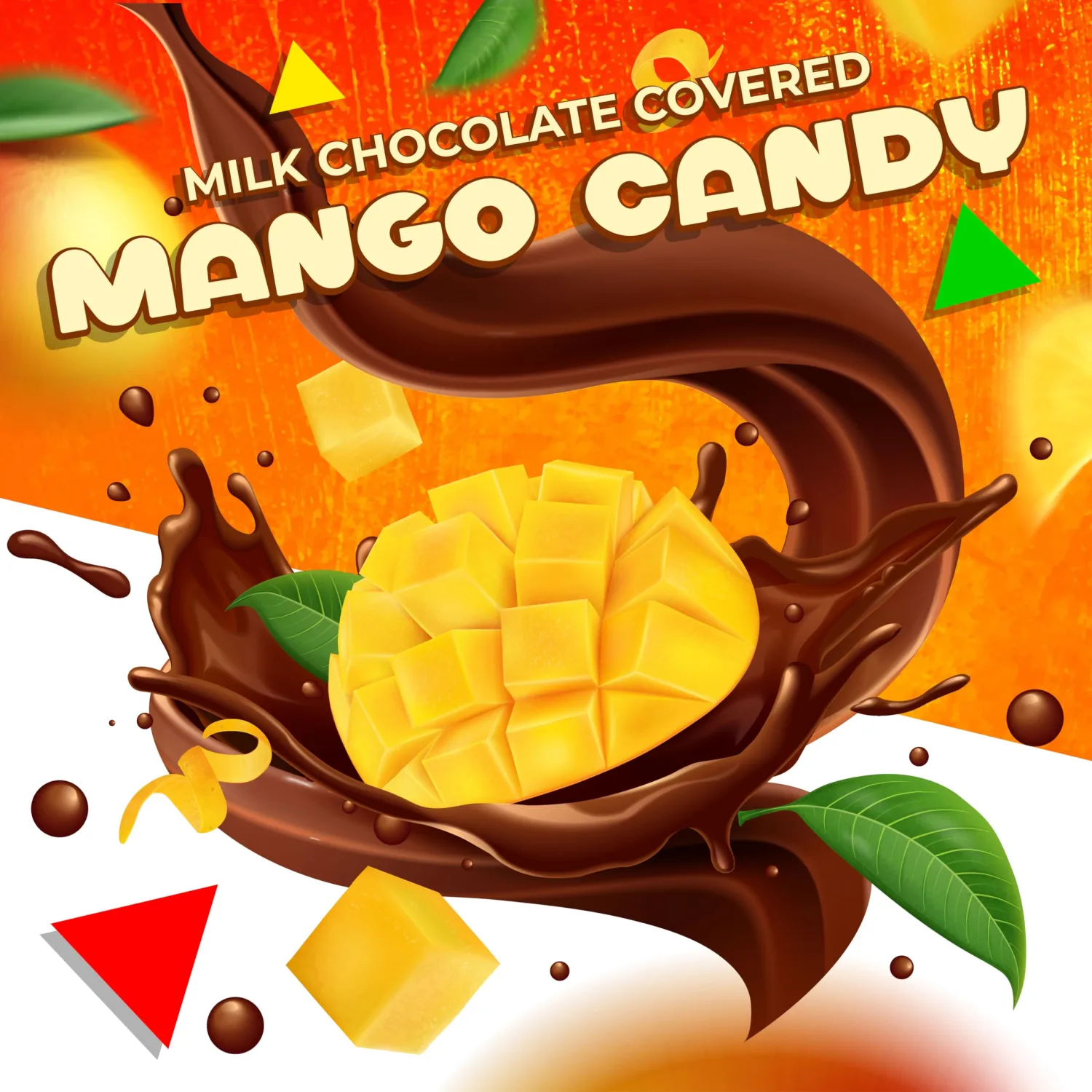 Milk Chocolate Covered Mango Candy (2 Pound Bag)