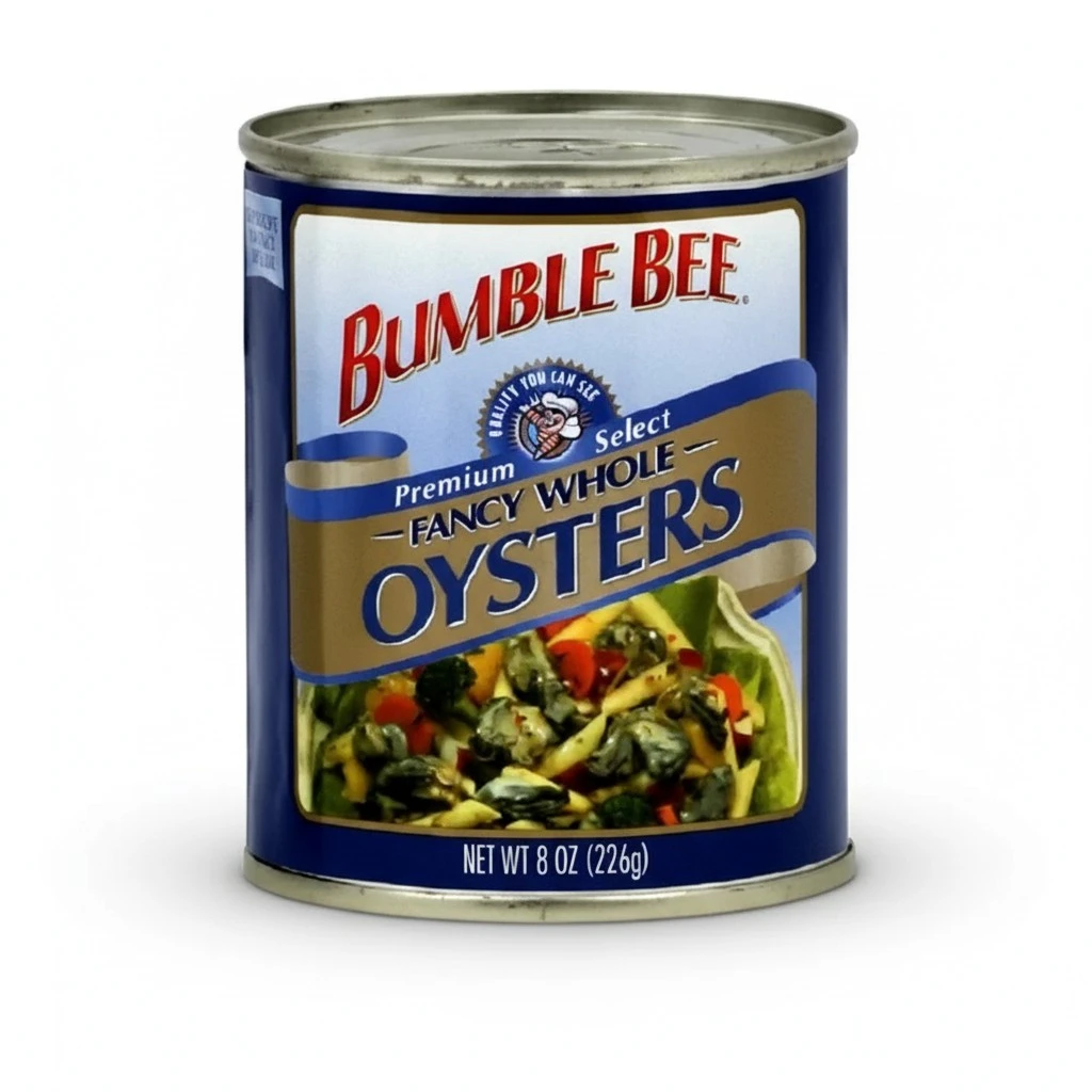 Bumble Bee Oysters Whole Net Wt 8 Oz