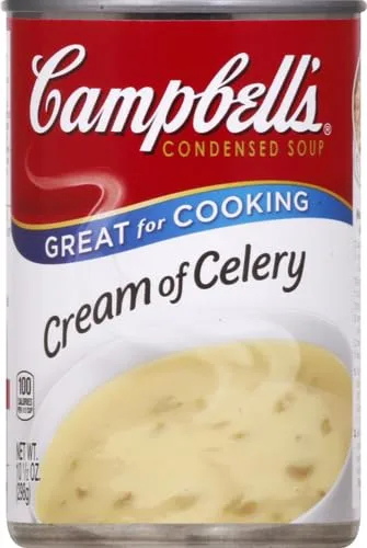 Campbell's Condensed Cream of Celery Soup, 10.5 oz Can (Pack of 4)