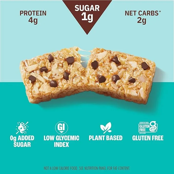 Munk Pack Keto Granola Bar Coconut Cocoa Chip, 1.12 Oz, 4 Ct