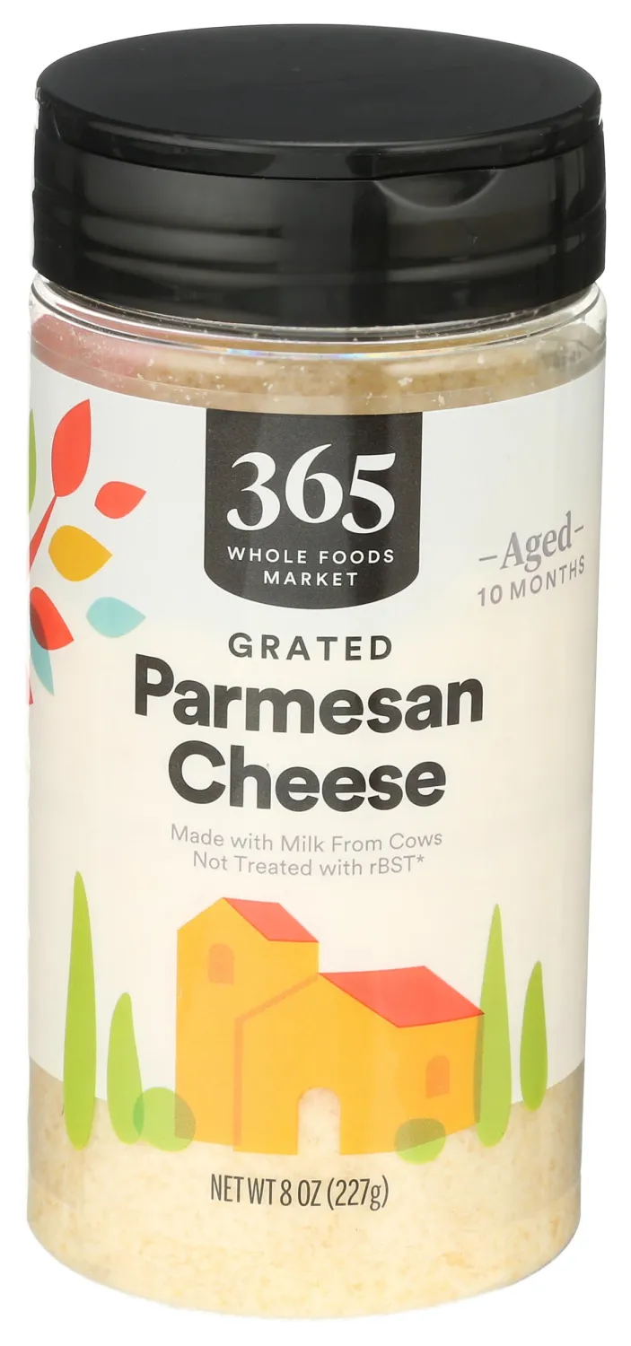 365 by Whole Foods Market, Grated Parmesan Cheese, 8 Ounce