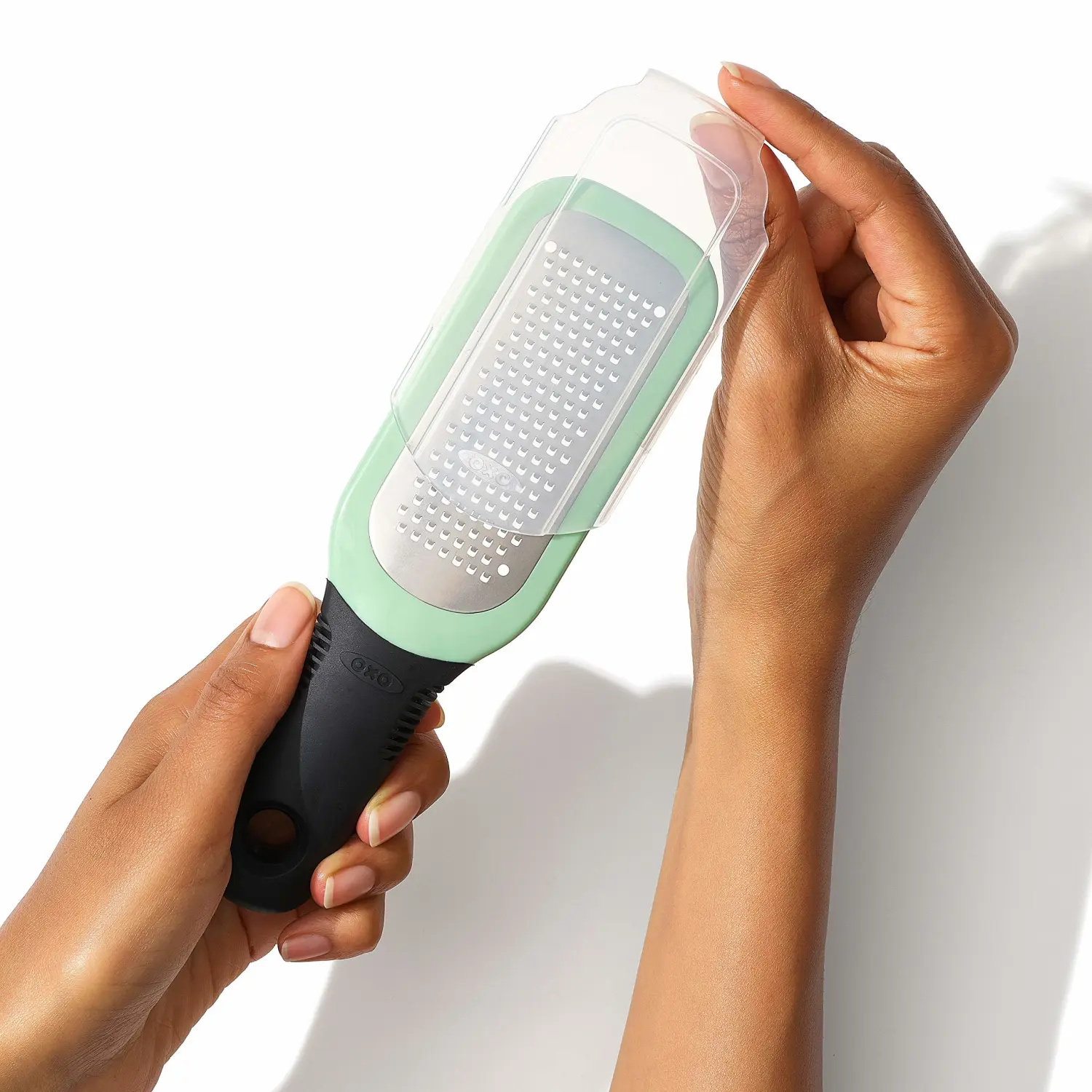 OXO Good Grips Etched Ginger & Garlic Grater, Green,us:one size