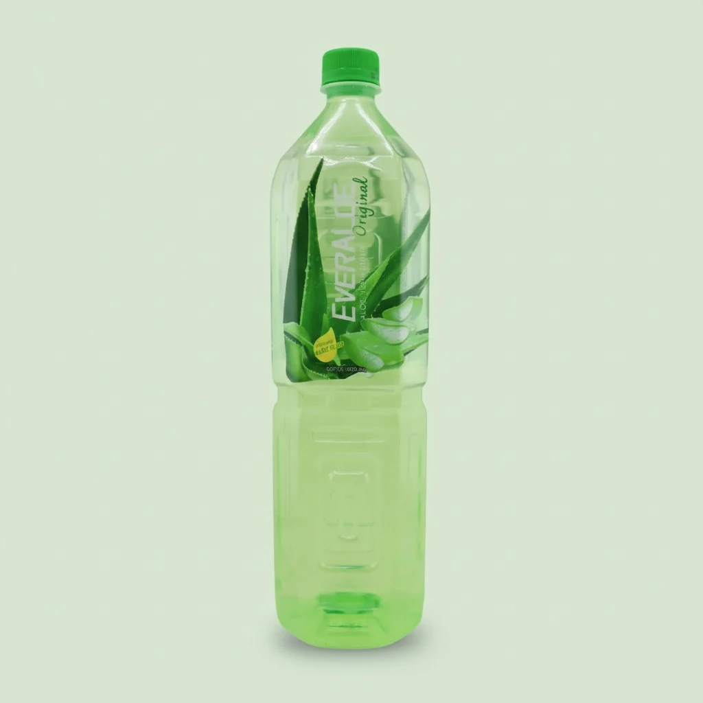(Pack of 1) EverAloe Original ALOE VERA Drink || Real Aloe Pulp || Vegan || Gluten Free || Aloe Vera Juice
