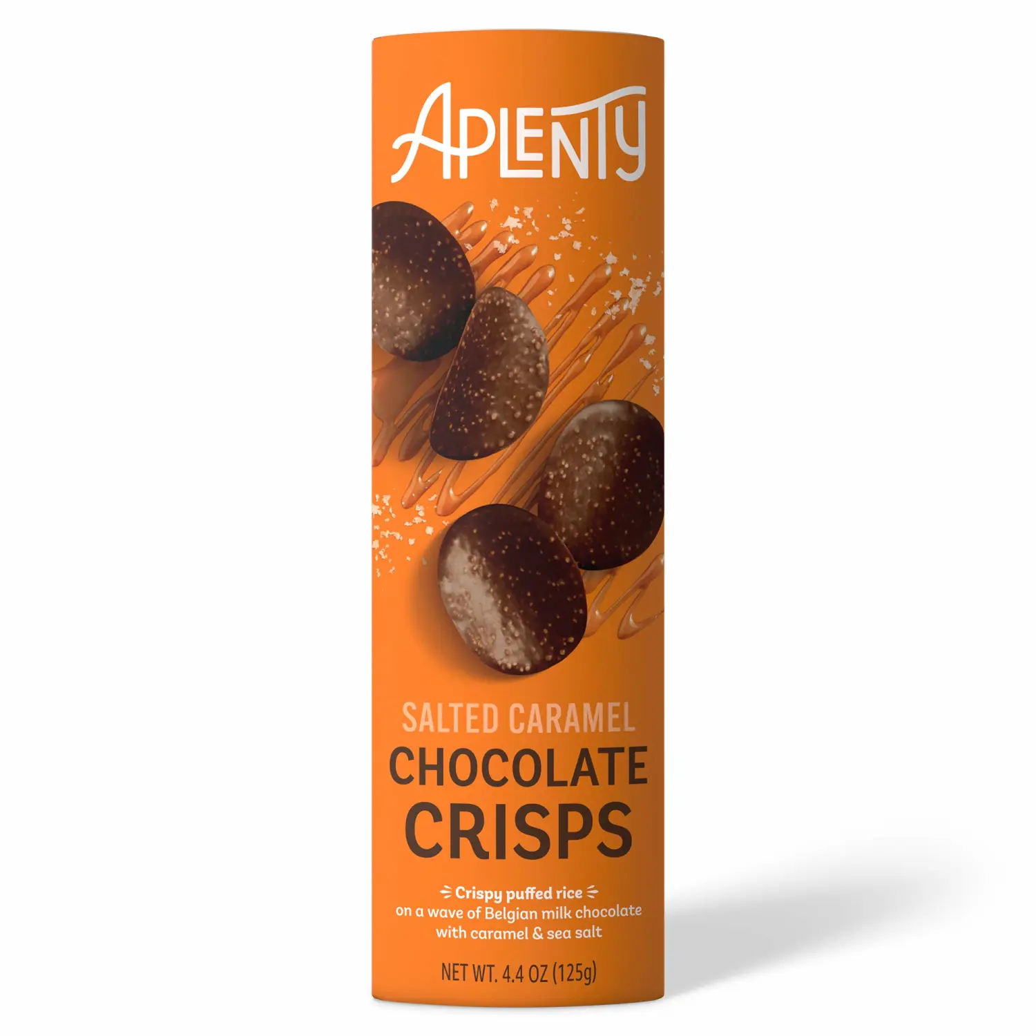Amazon Brand, Aplenty Salted Caramel Chocolate Crisps, 4.4 Oz