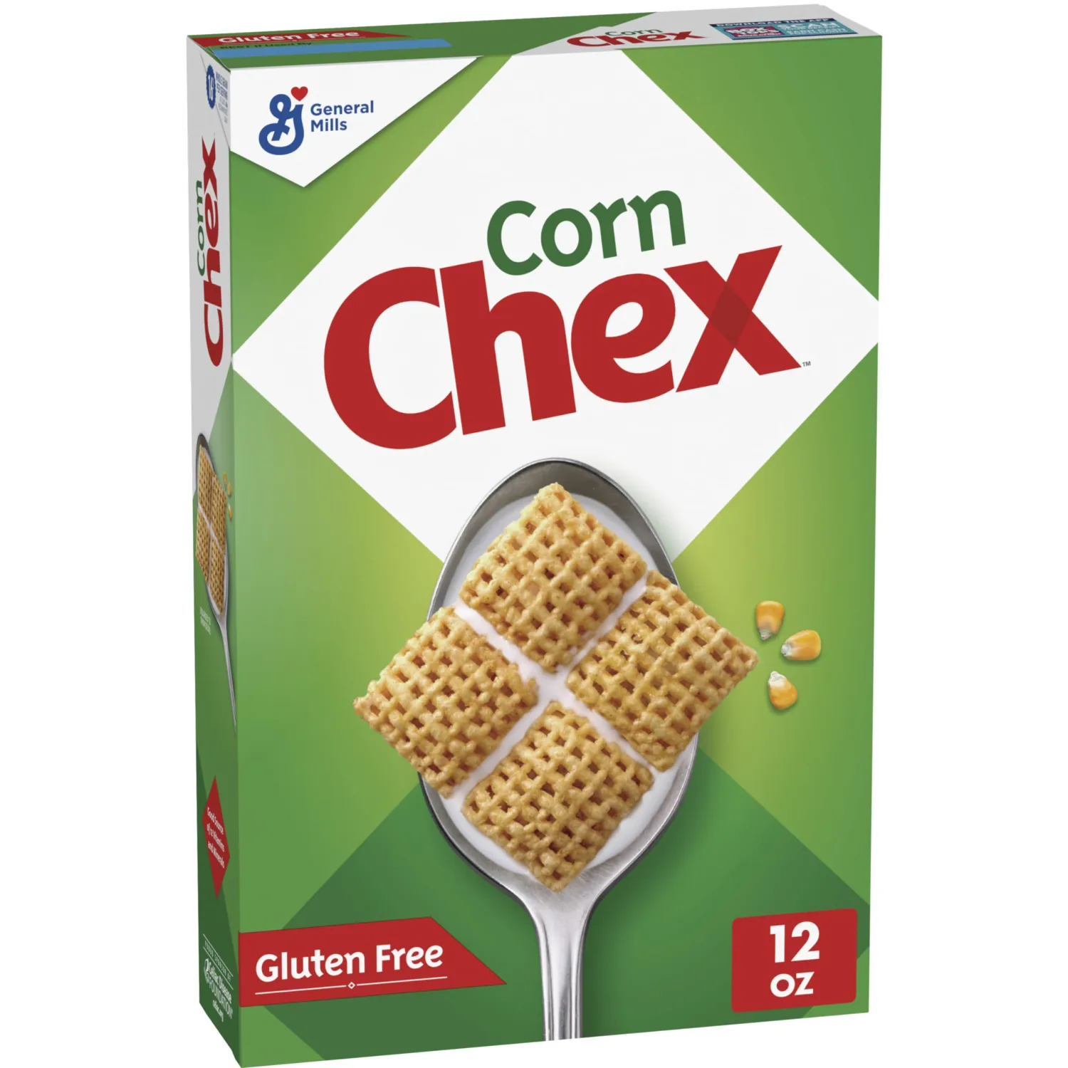 Corn Chex Gluten Free Breakfast Cereal, Homemade Chex Mix Ingredient, 12 oz