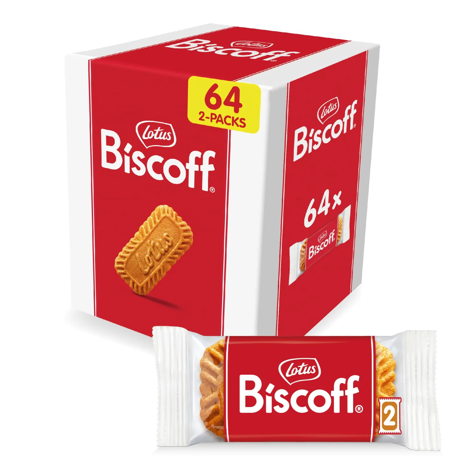 Biscoff Cookies Two-Pack, 64 Count