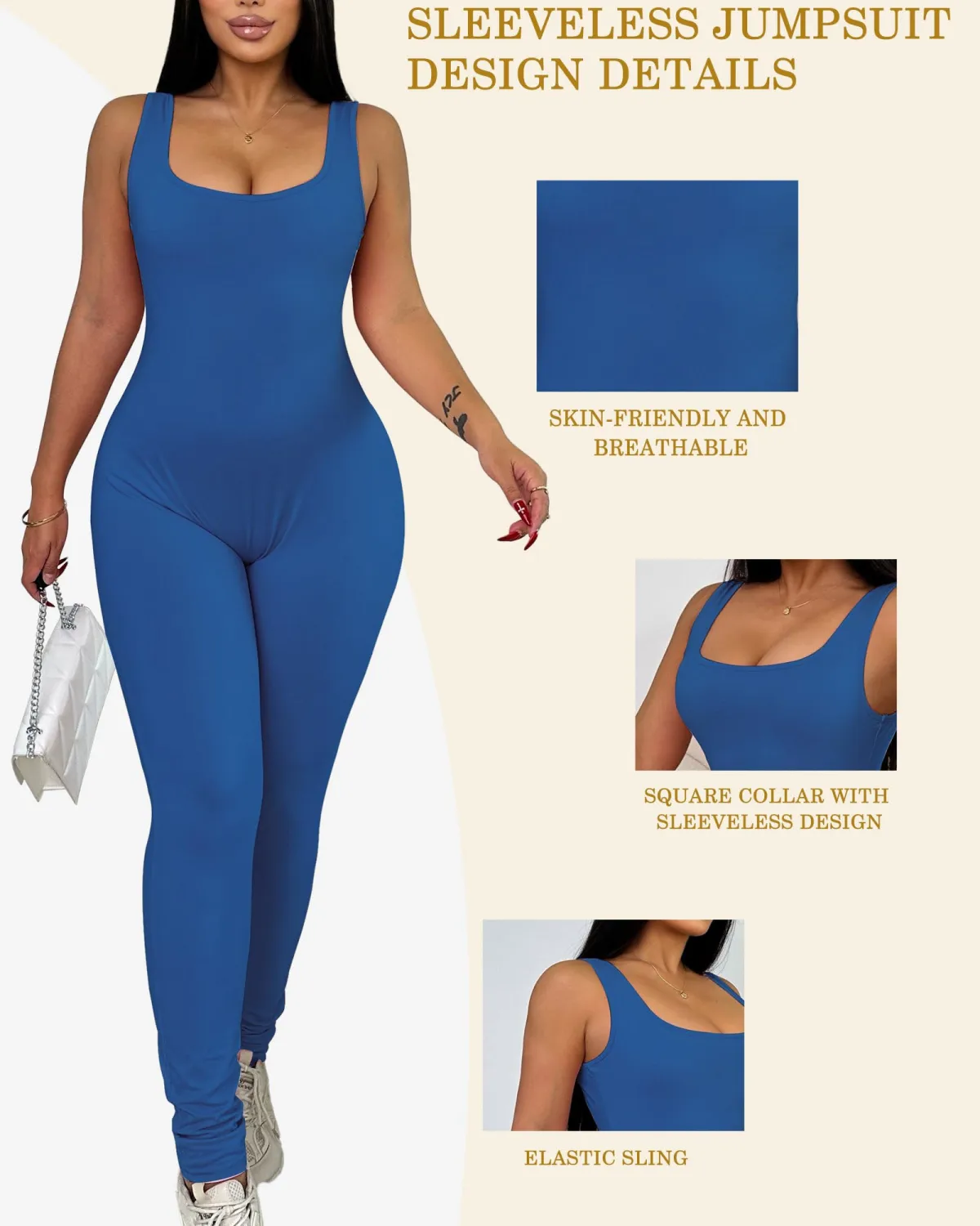 One Piece Jumpsuit Full Body Suits Workout Jumpsuits for Women Workout Outfits Full Bodysuits for Women Pants Yoga Gym