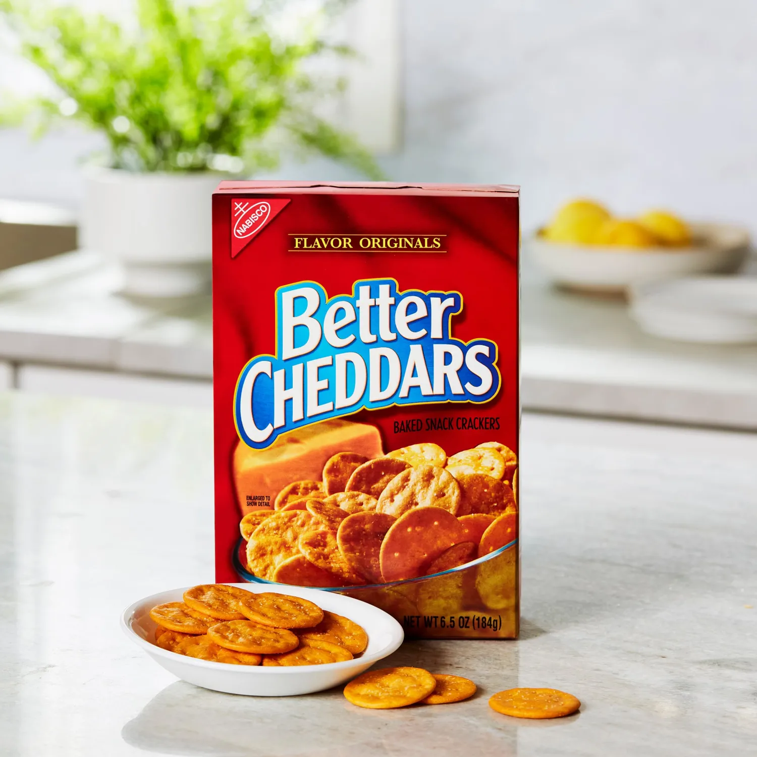Better Cheddars Baked Snack Crackers, 6.5 oz
