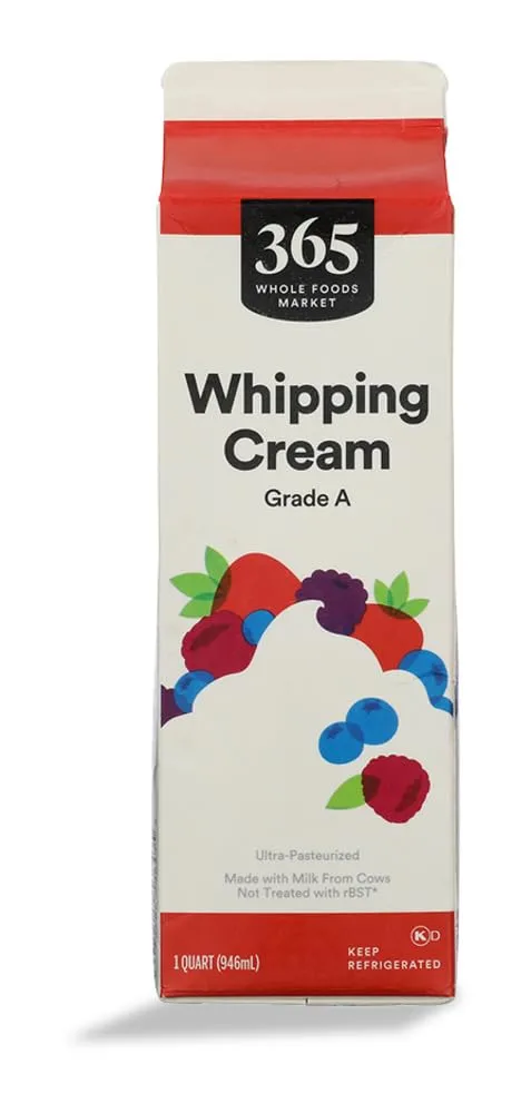 365 By Whole Foods Market, Heavy Cream, 32 Fl Oz