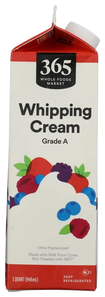 365 By Whole Foods Market, Heavy Cream, 32 Fl Oz