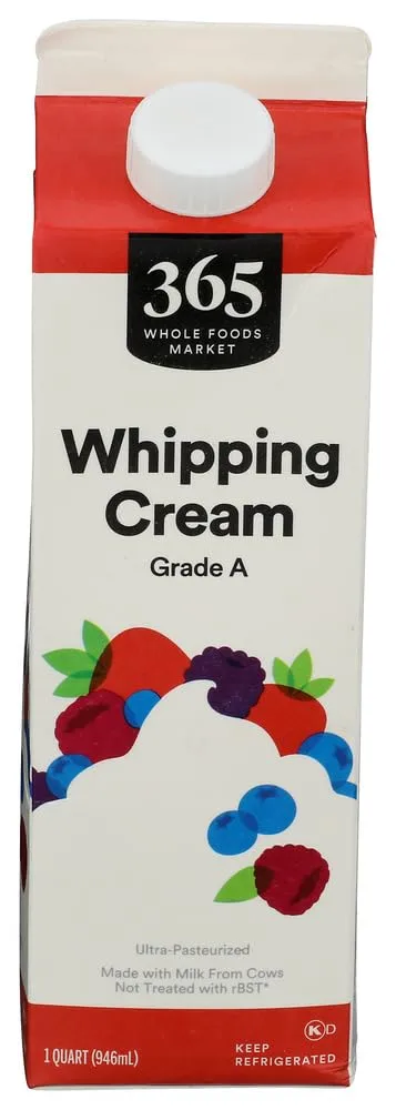 365 By Whole Foods Market, Heavy Cream, 32 Fl Oz