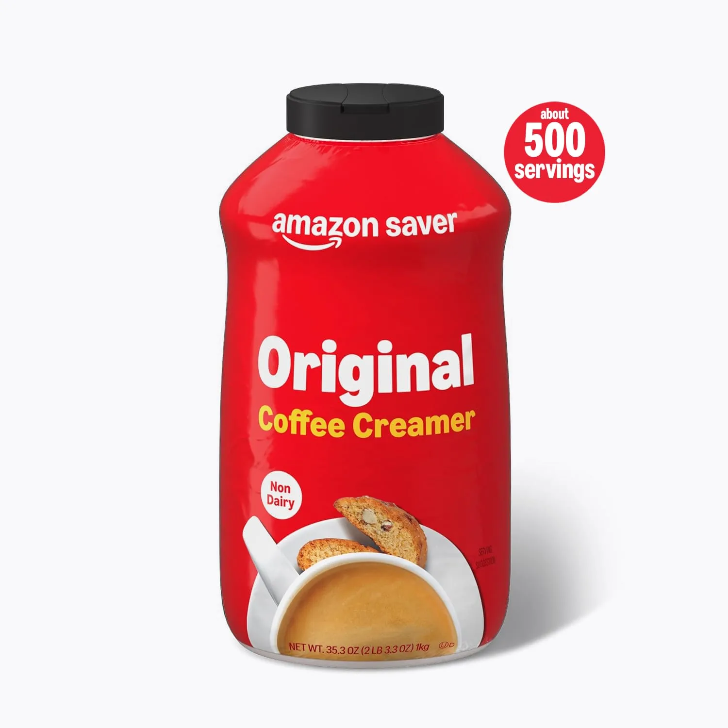 Amazon Saver, Value Size Original Coffee Creamer, Non Dairy, 35.3 Oz