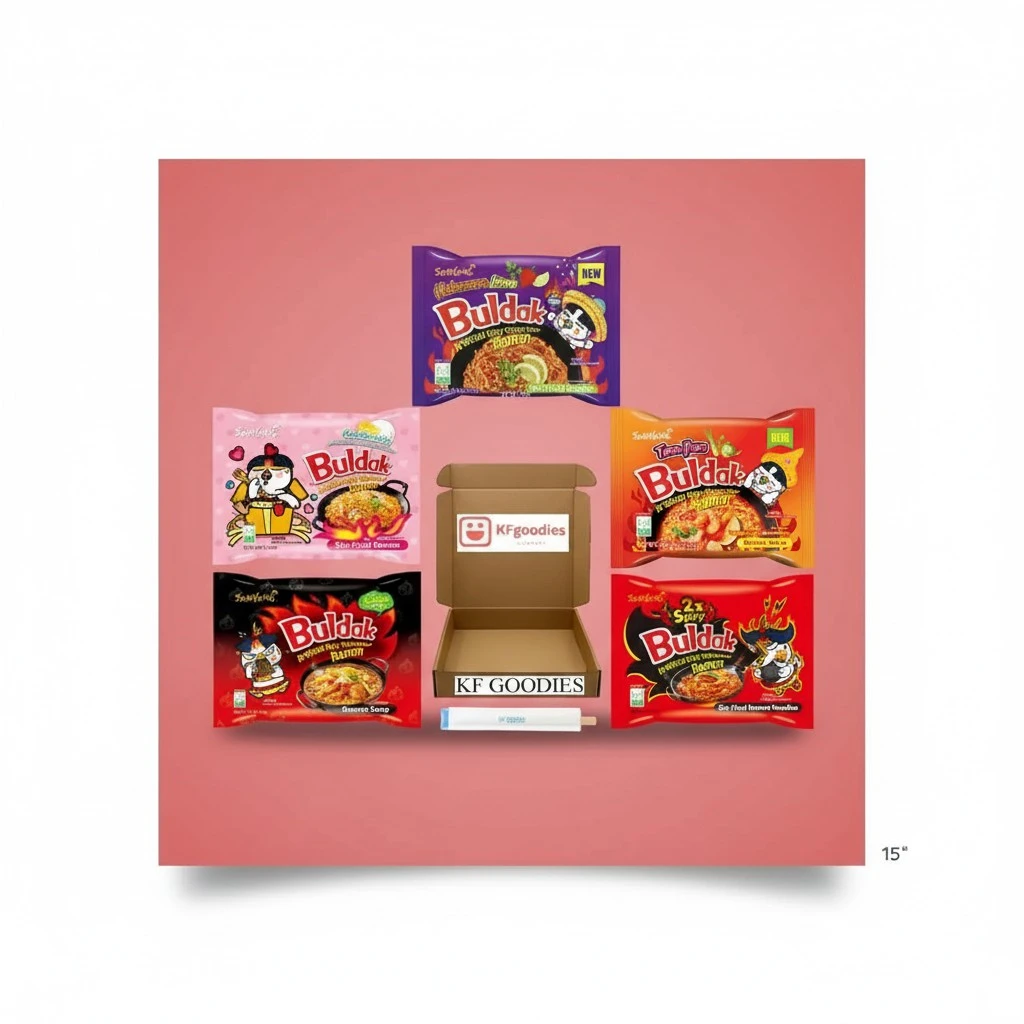 Samyang Buldak Hot Spicy Chicken Ramen Noodle Korean Stir-Fried Ramen (5, 2X, Carbonara, Habanero Lime, Stew, Tom Yum)